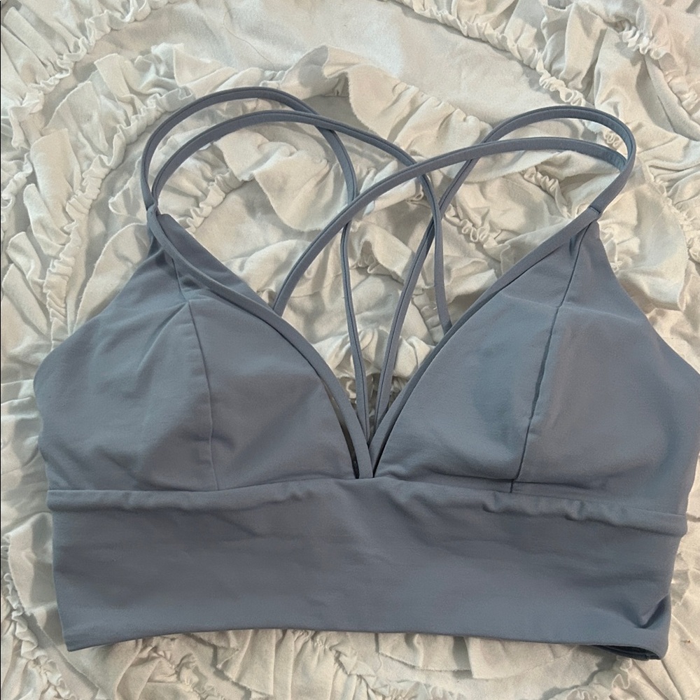 Women's Strappy Bralette in Gray